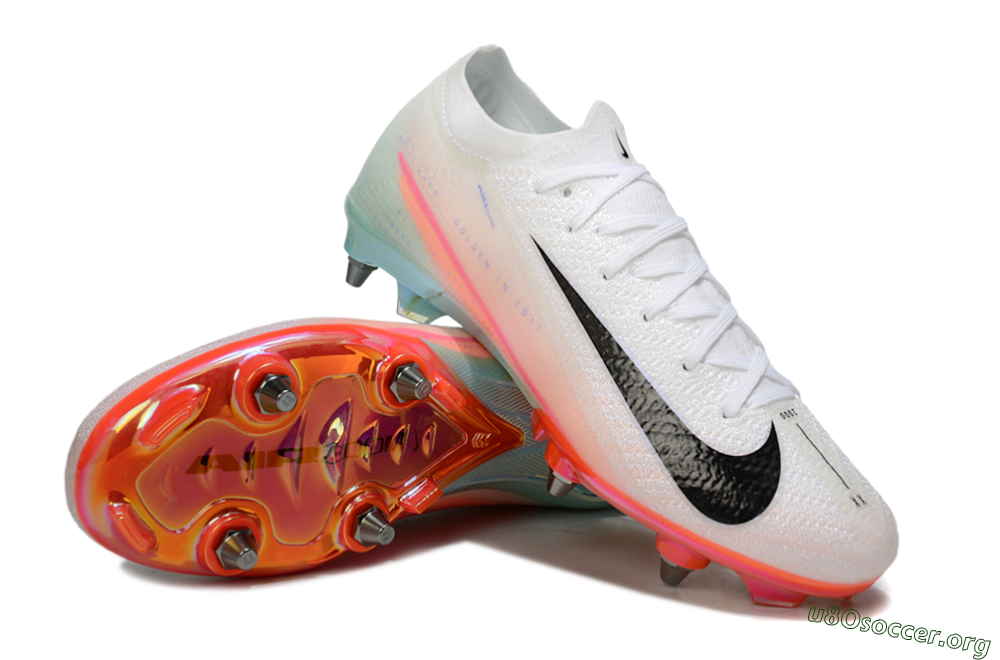 Nike Air Zoom Mercurial Vapor 16 Elite SG Football Boots - White/Black/Pink 0