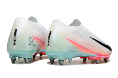 Nike Air Zoom Mercurial Vapor 16 Elite SG Football Boots - White/Black/Pink