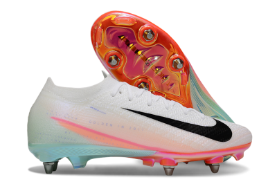 Nike Air Zoom Mercurial Vapor 16 Elite SG Football Boots - White/Black/Pink