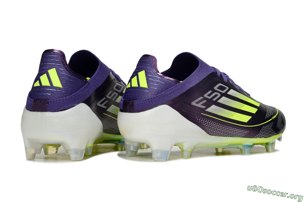 Adidas F50 Elite FG Football Boots - Purple/Yellow 6