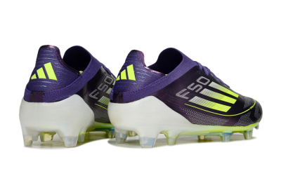 Adidas F50 Elite FG Football Boots - Purple/Yellow