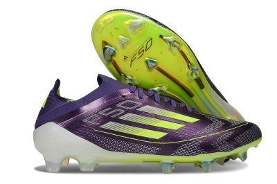 Adidas F50 Elite FG Football Boots - Purple/Yellow