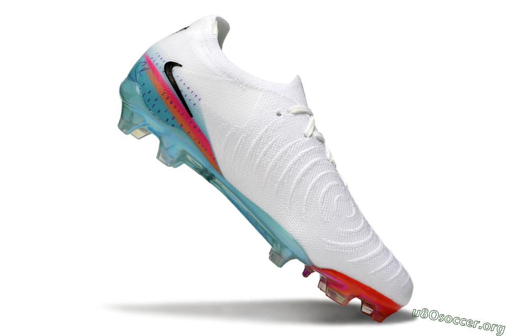 Nike Phantom GX 2 Elite FG Football Boots - White/Red/Blue 4