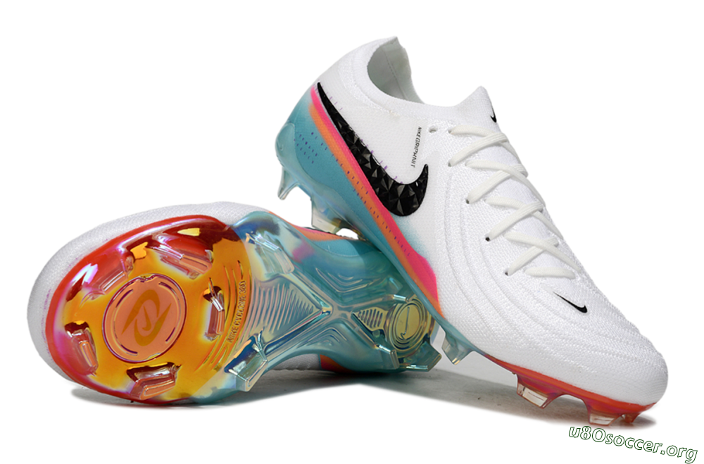 Nike Phantom GX 2 Elite FG Football Boots - White/Red/Blue 1