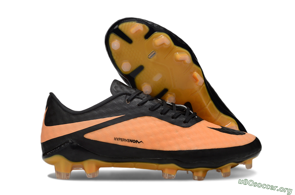 Nike Hypervenom Phantom FG Football Boots - Orange/Black 2