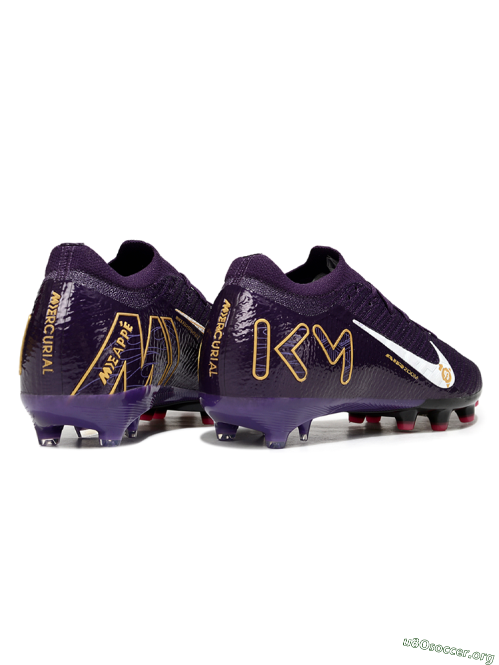 Nike Air Zoom Mercurial Vapor 16 Pro AG Football Boots - Purple/White/Gold 6