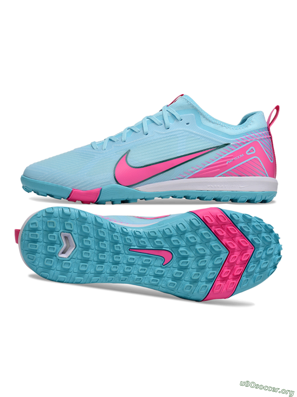 Nike Air Zoom Mercurial Vapor 16 Pro TF Football Shoes - Jade/Pink/White 1