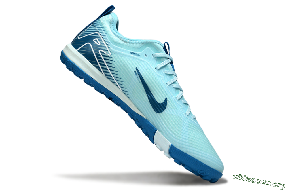 Nike Air Zoom Mercurial Vapor 16 Pro TF Football Shoes - Jade/White/Blue 4