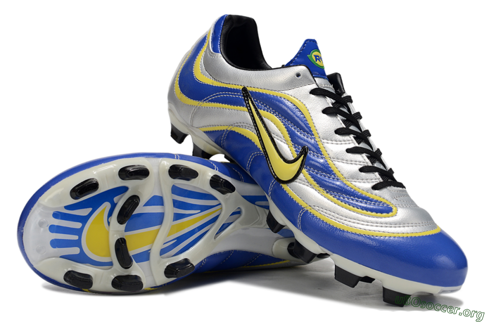 Nike Mercurial Vapor R9 FG Football Boots - Blue/Silver/Yellow 0