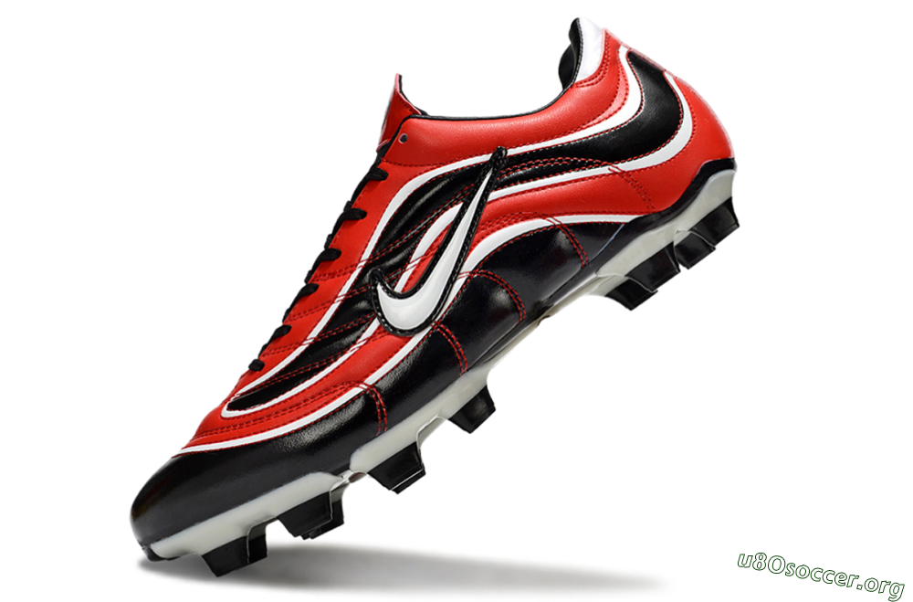Nike Mercurial Vapor R9 FG Football Boots - Red/Black/White 4