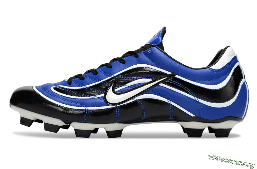 Nike Mercurial Vapor R9 FG Football Boots - Blue/Black/White 3