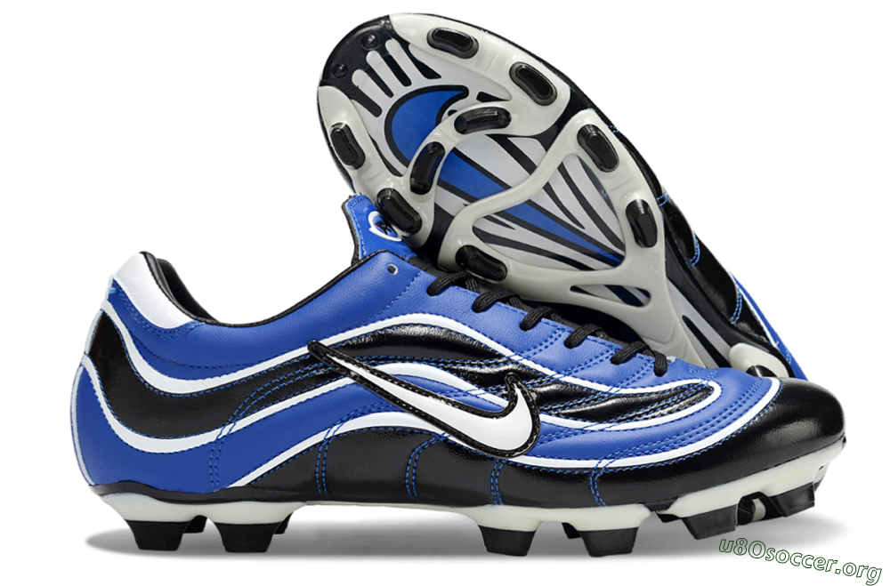 Nike Mercurial Vapor R9 FG Football Boots - Blue/Black/White 2