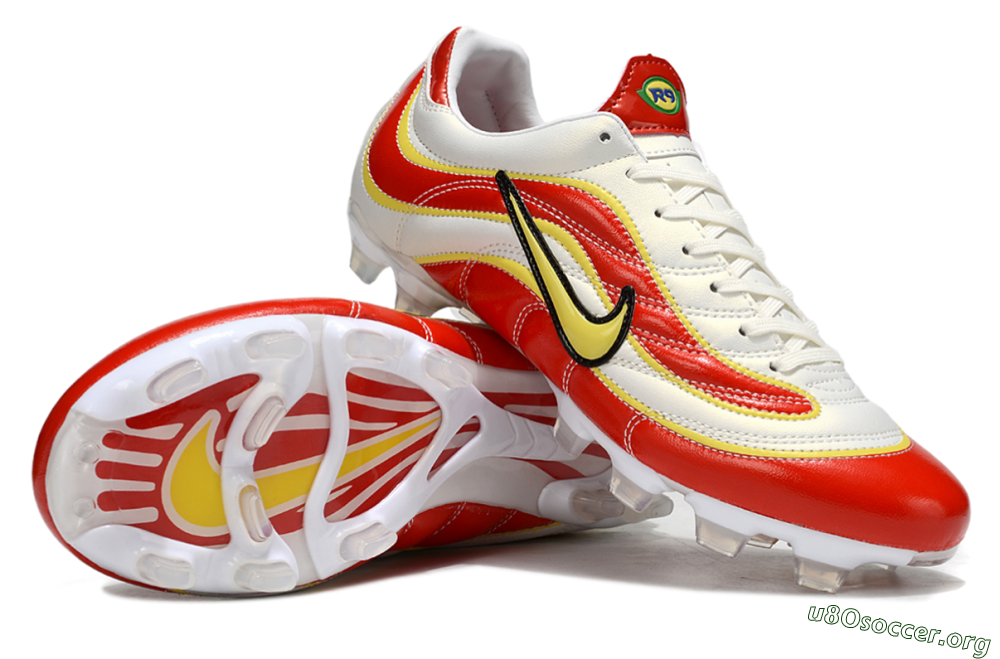 Nike Mercurial Vapor R9 FG Football Boots - White/Red/Yellow 0