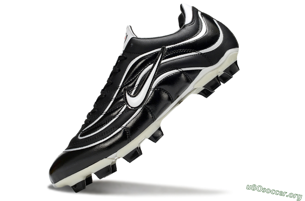 Nike Mercurial Vapor R9 FG Football Boots - Black/White/Red 4