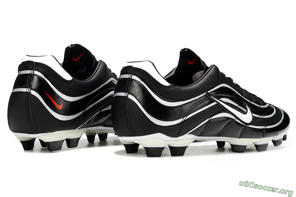 Nike Mercurial Vapor R9 FG Football Boots - Black/White/Red 5