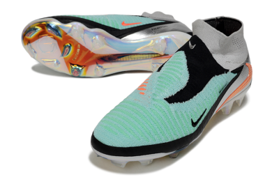 Nike Phantom 6 High Elite FG Football Boots - Jade/Black/Orange