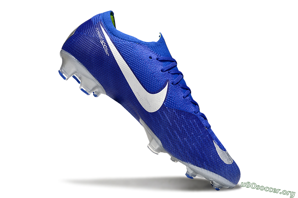 Nike Mercurial Vapor 12 Elite FG Football Boots - Blue/Silver/Black 4