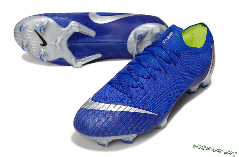 Nike Mercurial Vapor 12 Elite FG Football Boots - Blue/Silver/Black 0