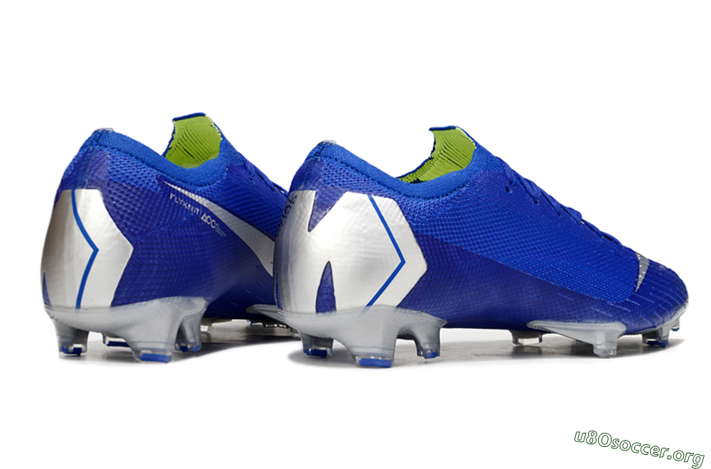Nike Mercurial Vapor 12 Elite FG Football Boots - Blue/Silver/Black 6