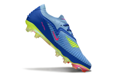 Nike Phantom 6 Low Elite FG Football Boots - Blue/Pink/Yellow