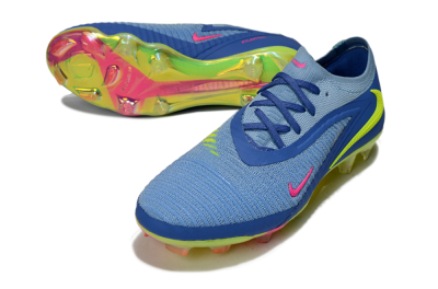 Nike Phantom 6 Low Elite FG Football Boots - Blue/Pink/Yellow