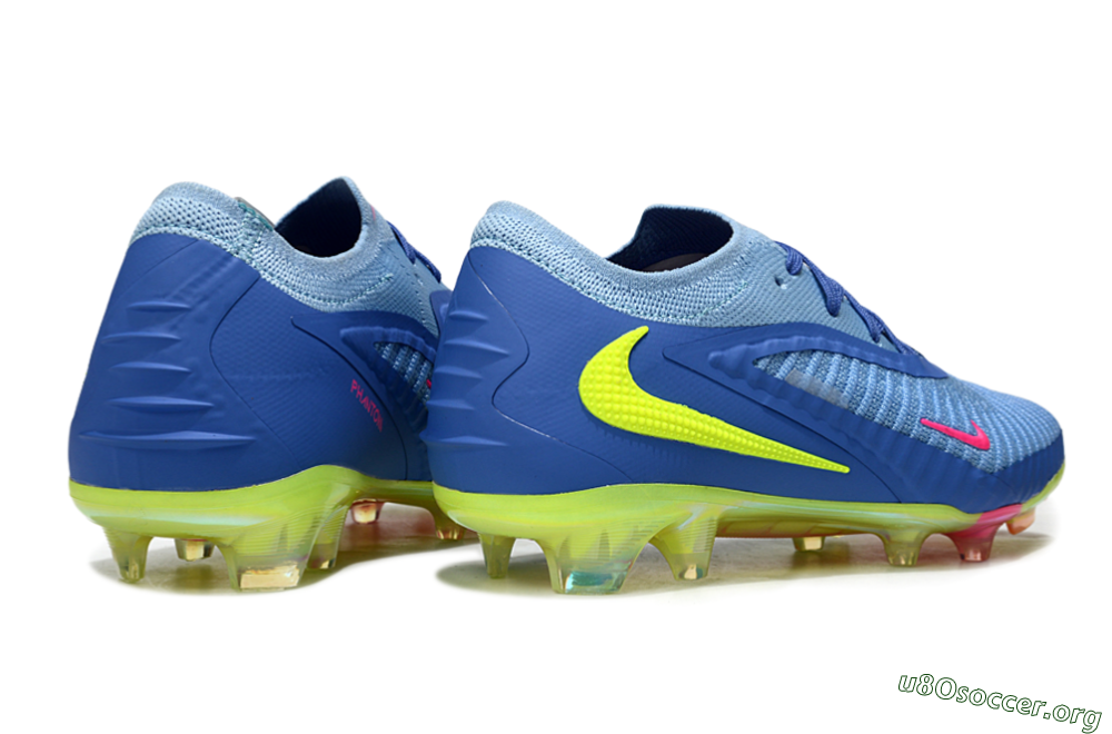 Nike Phantom 6 Low Elite FG Football Boots - Blue/Pink/Yellow 6