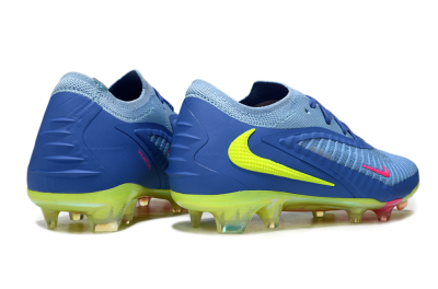 Nike Phantom 6 Low Elite FG Football Boots - Blue/Pink/Yellow