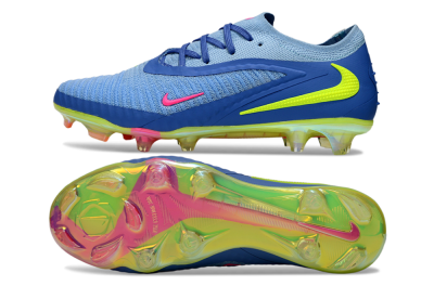 Nike Phantom 6 Low Elite FG Football Boots - Blue/Pink/Yellow