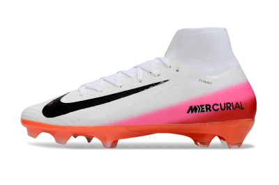 Nike Air Zoom Mercurial Superfly 10 Elite FG Football Boots - White/Black/Pink