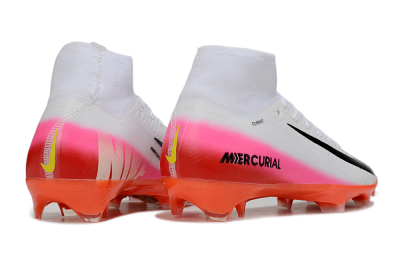 Nike Air Zoom Mercurial Superfly 10 Elite FG Football Boots - White/Black/Pink