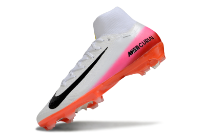 Nike Air Zoom Mercurial Superfly 10 Elite FG Football Boots - White/Black/Pink