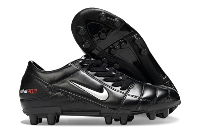 Nike Total 90 III FG Football Boots - Black/Silver