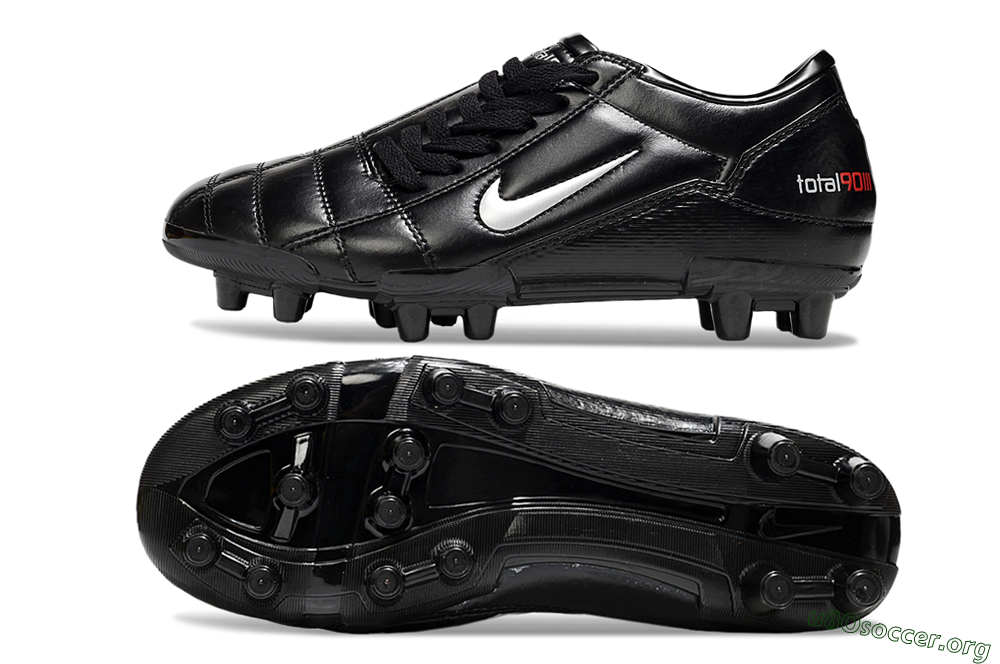 Nike Total 90 III FG Football Boots - Black/Silver 1