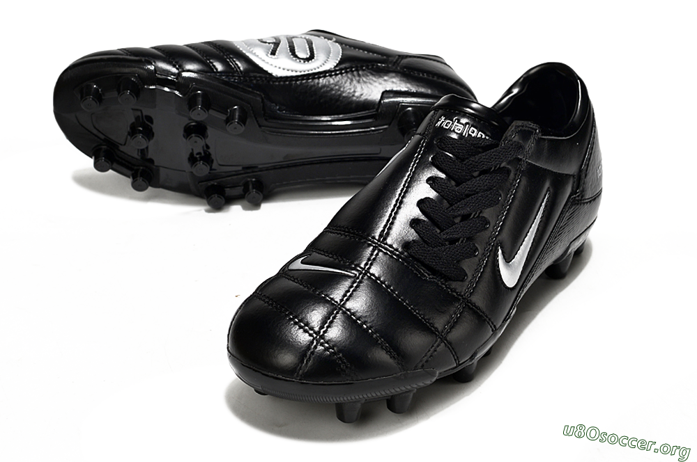 Nike Total 90 III FG Football Boots - Black/Silver 0