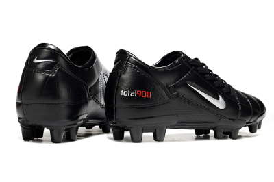 Nike Total 90 III FG Football Boots - Black/Silver