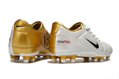 Nike Total 90 III FG Football Boots - Silver/Black