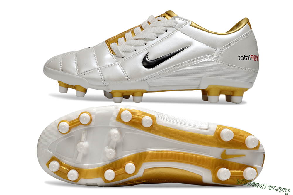 Nike Total 90 III FG Football Boots - Silver/Black 1