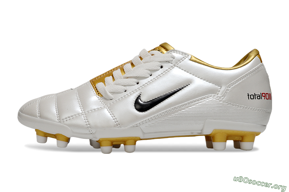 Nike Total 90 III FG Football Boots - Silver/Black 3