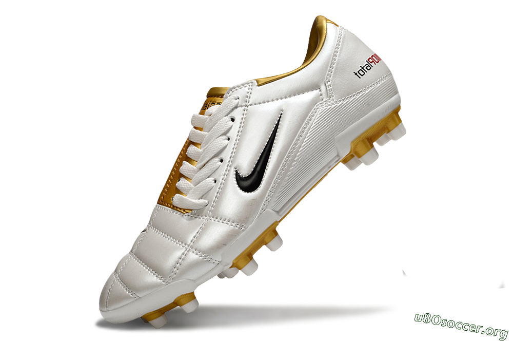 Nike Total 90 III FG Football Boots - Silver/Black 5