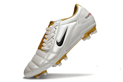 Nike Total 90 III FG Football Boots - Silver/Black