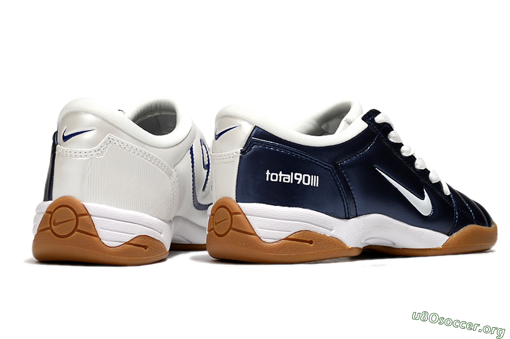 Nike Total 90 III IC Football Shoes - Blue/White/Brown 6