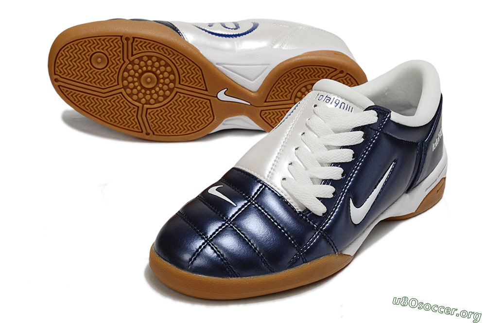 Nike Total 90 III IC Football Shoes - Blue/White/Brown 0