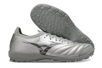 Mizuno Morelia Neo Sala M8 TF Football Shoes - Silver/Black