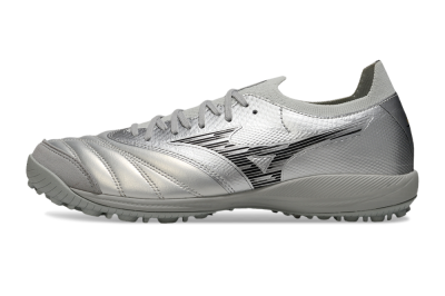 Mizuno Morelia Neo Sala M8 TF Football Shoes - Silver/Black