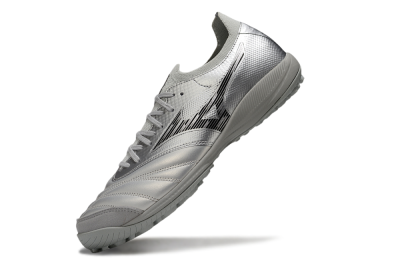 Mizuno Morelia Neo Sala M8 TF Football Shoes - Silver/Black