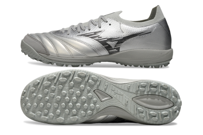 Mizuno Morelia Neo Sala M8 TF Football Shoes - Silver/Black