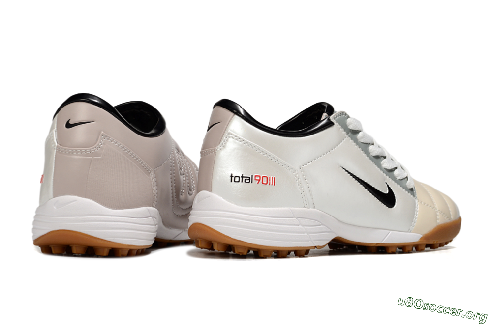 Nike Total 90 III TF Football Shoes - Silver/Beige/Grey 6