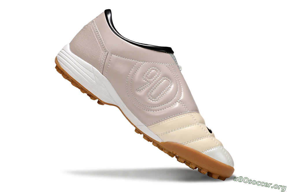 Nike Total 90 III TF Football Shoes - Silver/Beige/Grey 4