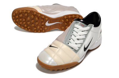 Nike Total 90 III TF Football Shoes - Silver/Beige/Grey