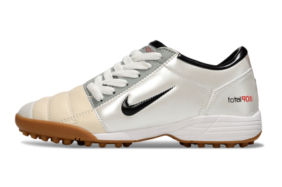 Nike Total 90 III TF Football Shoes - Silver/Beige/Grey